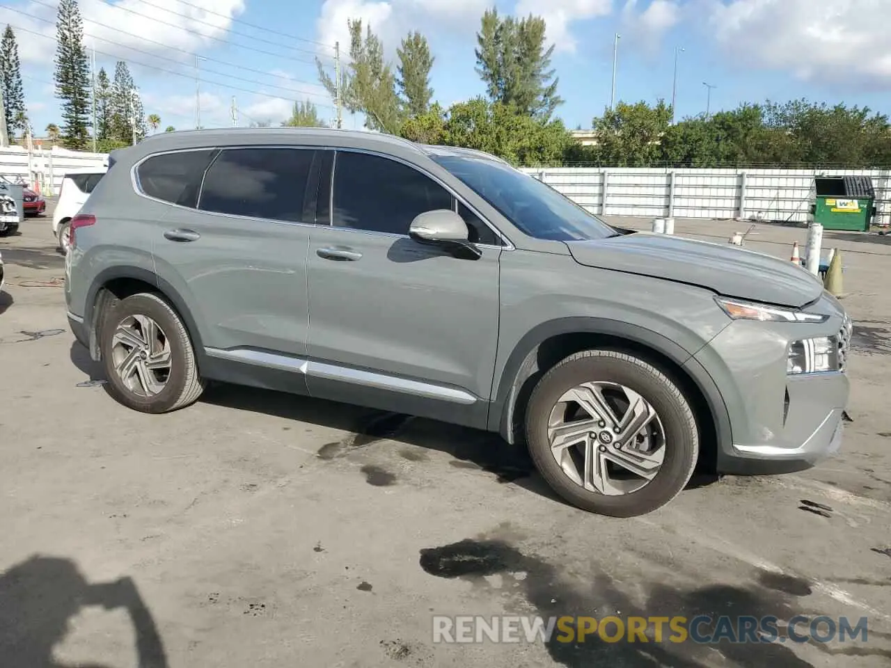 4 Фотография поврежденного автомобиля 5NMS34AJ0NH408469 HYUNDAI SANTA FE 2022