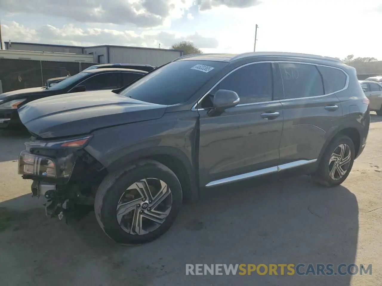 1 Photograph of a damaged car 5NMS34AJ1NH476845 HYUNDAI SANTA FE 2022