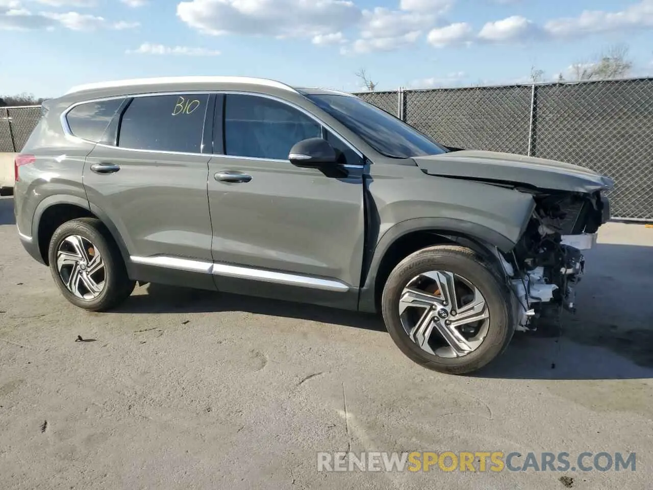 4 Photograph of a damaged car 5NMS34AJ1NH476845 HYUNDAI SANTA FE 2022