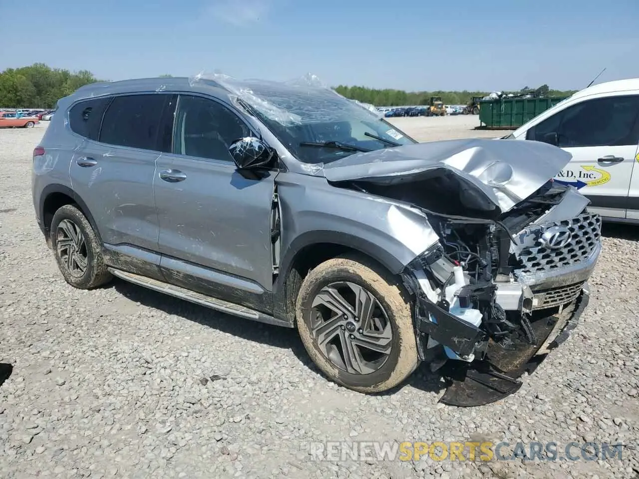 4 Photograph of a damaged car 5NMS34AJ2NH433020 HYUNDAI SANTA FE 2022