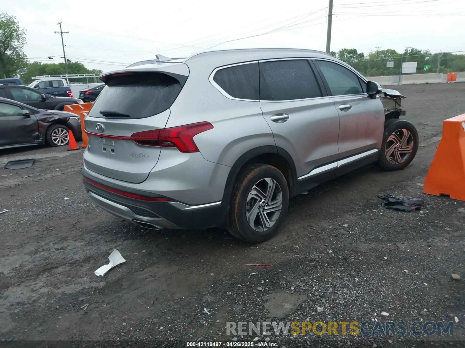 4 Фотография поврежденного автомобиля 5NMS34AJ2NH476238 HYUNDAI SANTA FE 2022