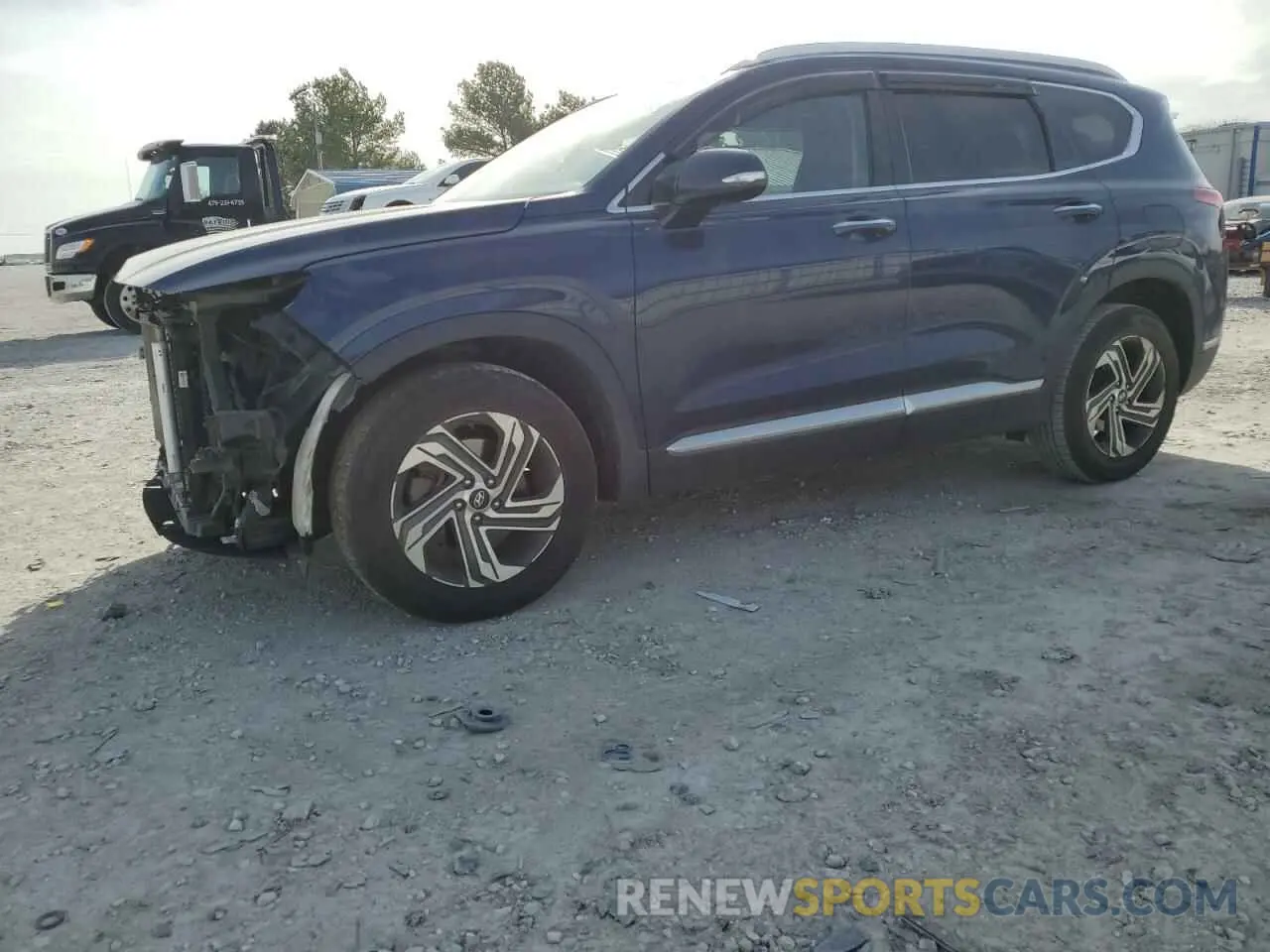 1 Photograph of a damaged car 5NMS34AJ5NH420004 HYUNDAI SANTA FE 2022