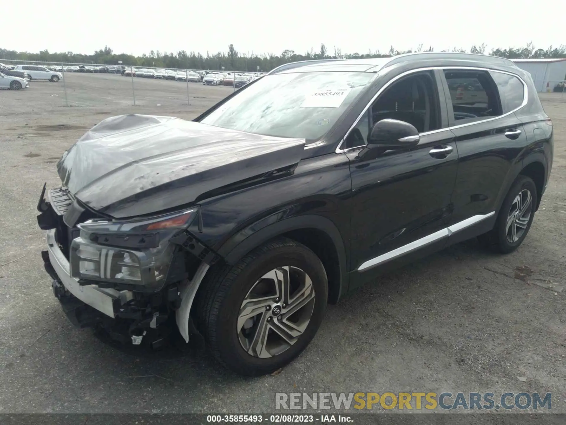 2 Photograph of a damaged car 5NMS34AJ5NH464293 HYUNDAI SANTA FE 2022
