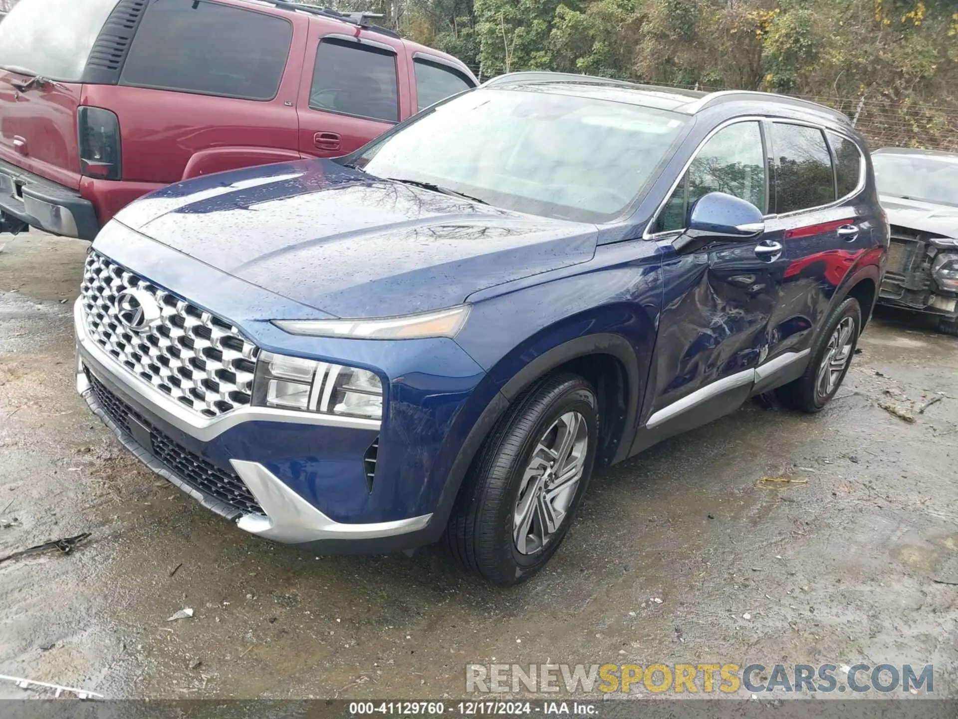 2 Photograph of a damaged car 5NMS34AJ8NH468161 HYUNDAI SANTA FE 2022