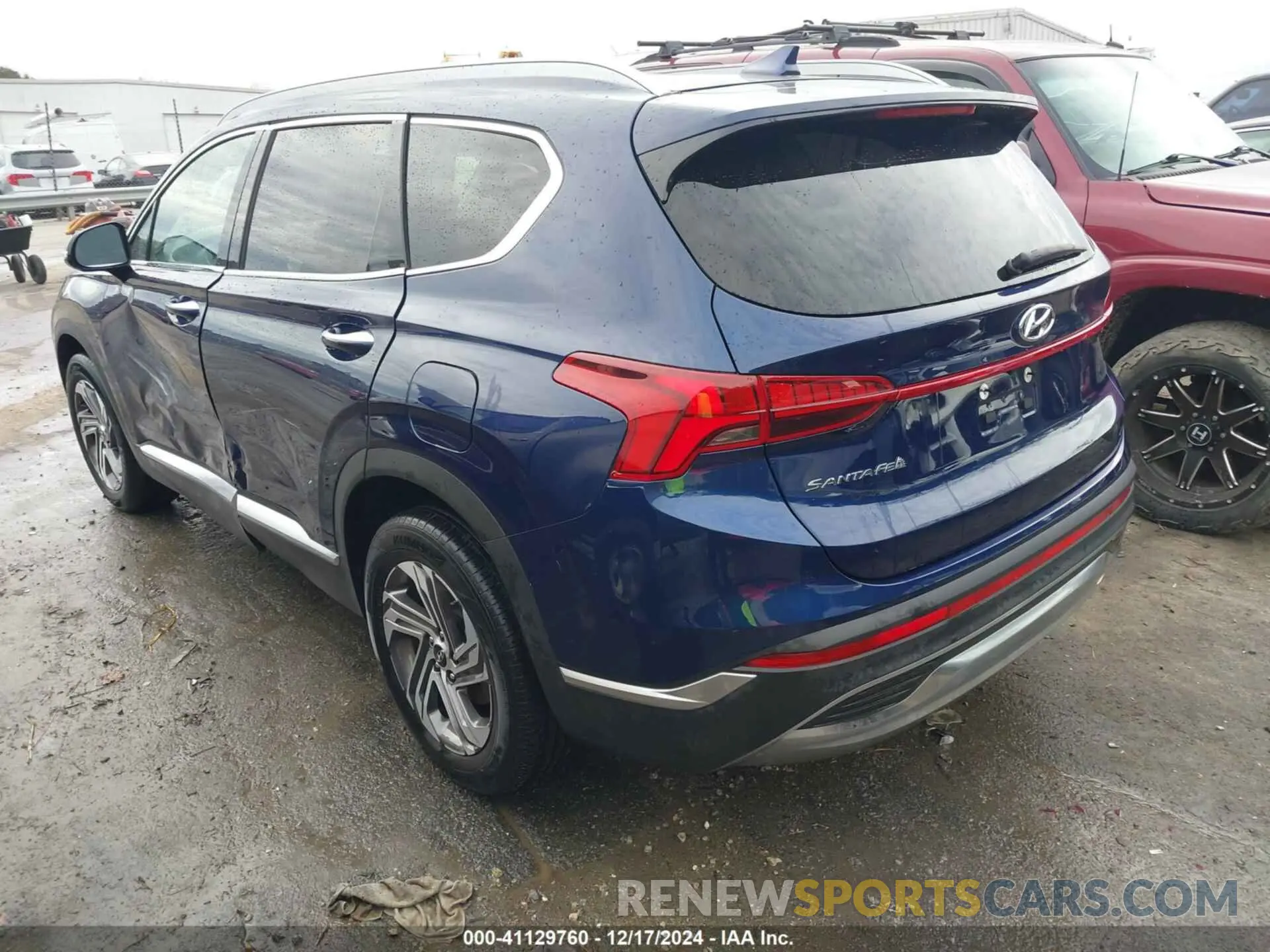 3 Photograph of a damaged car 5NMS34AJ8NH468161 HYUNDAI SANTA FE 2022
