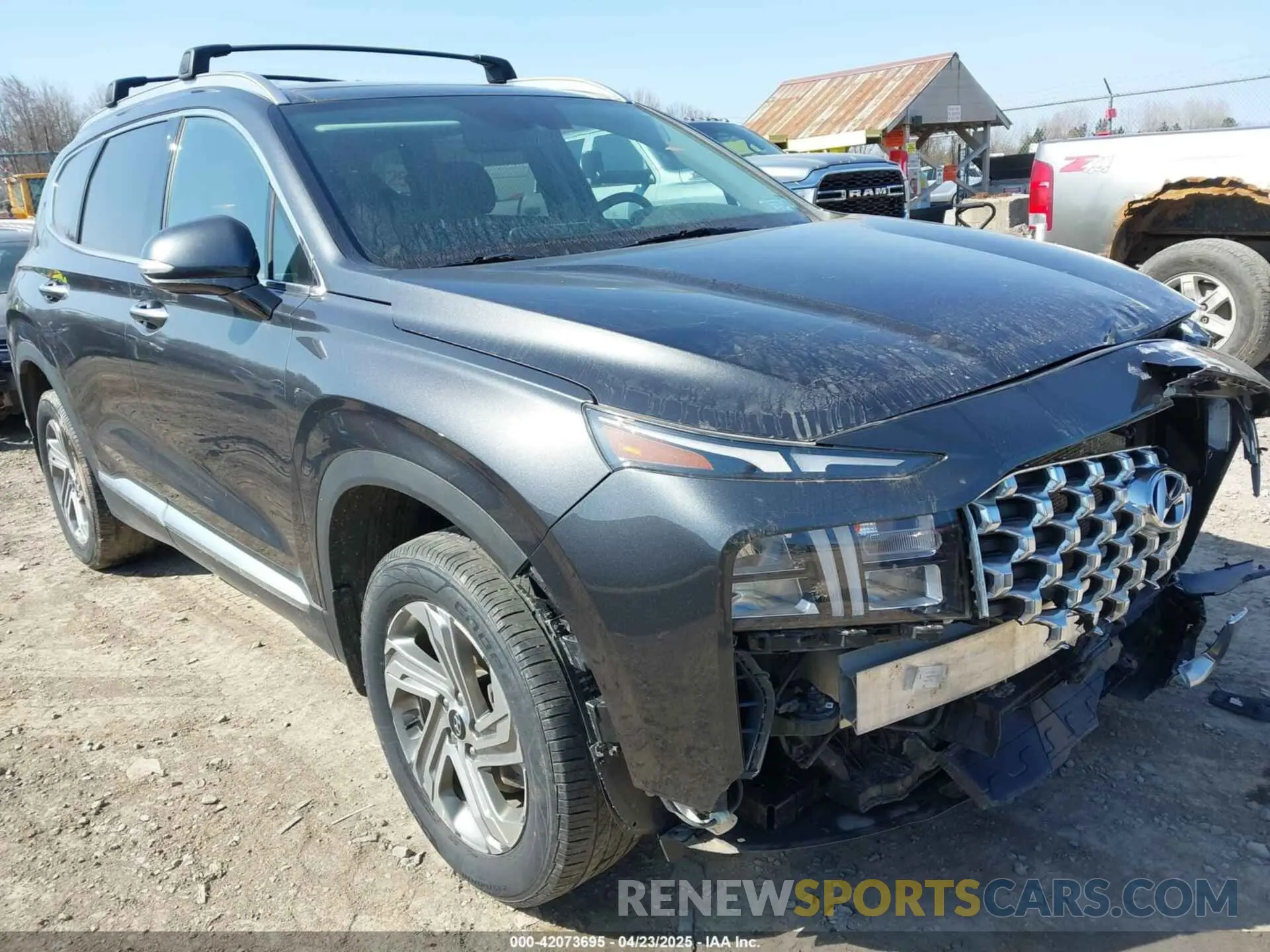 18 Photograph of a damaged car 5NMS3DAJ2NH444079 HYUNDAI SANTA FE 2022