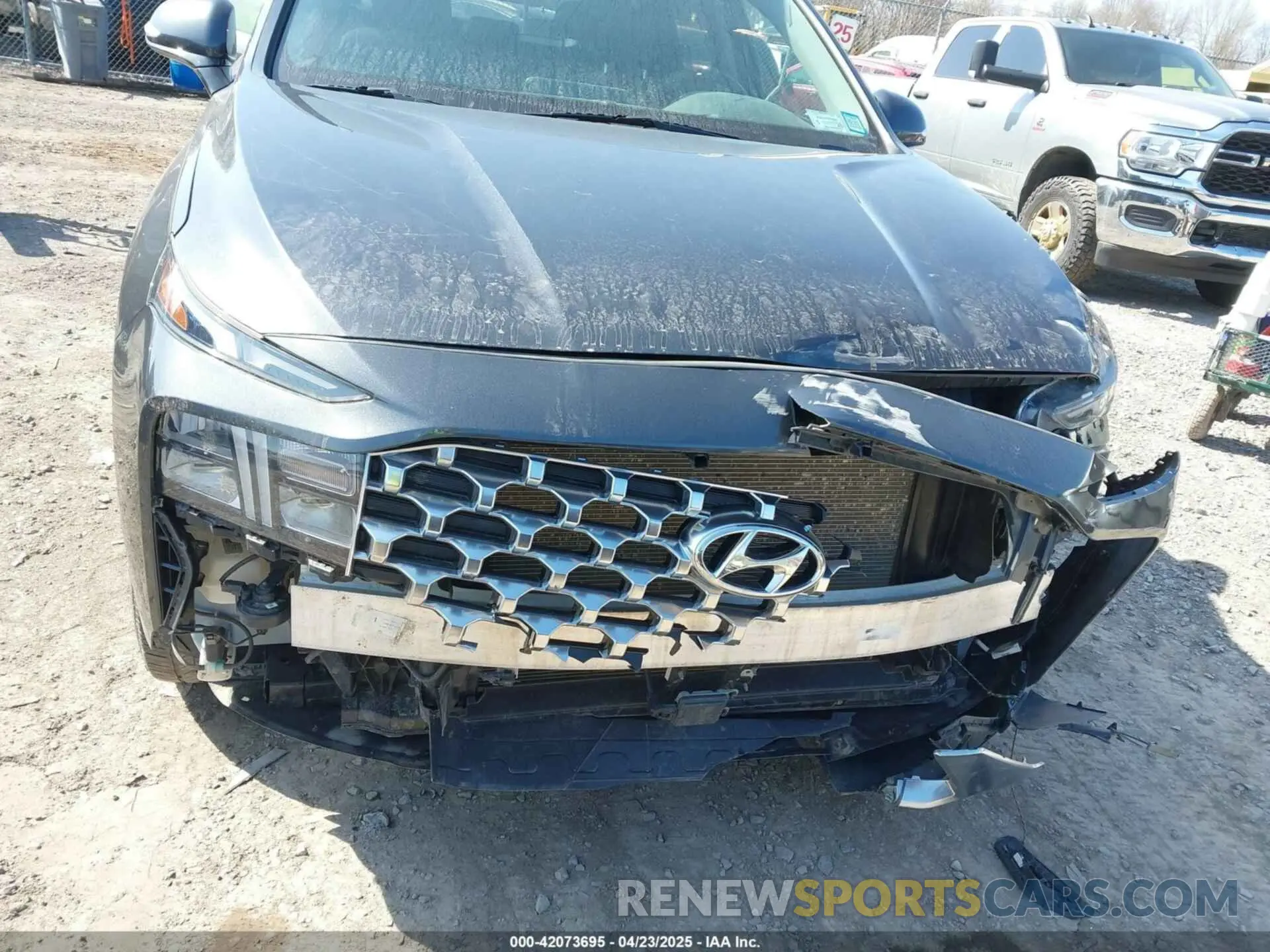 19 Photograph of a damaged car 5NMS3DAJ2NH444079 HYUNDAI SANTA FE 2022