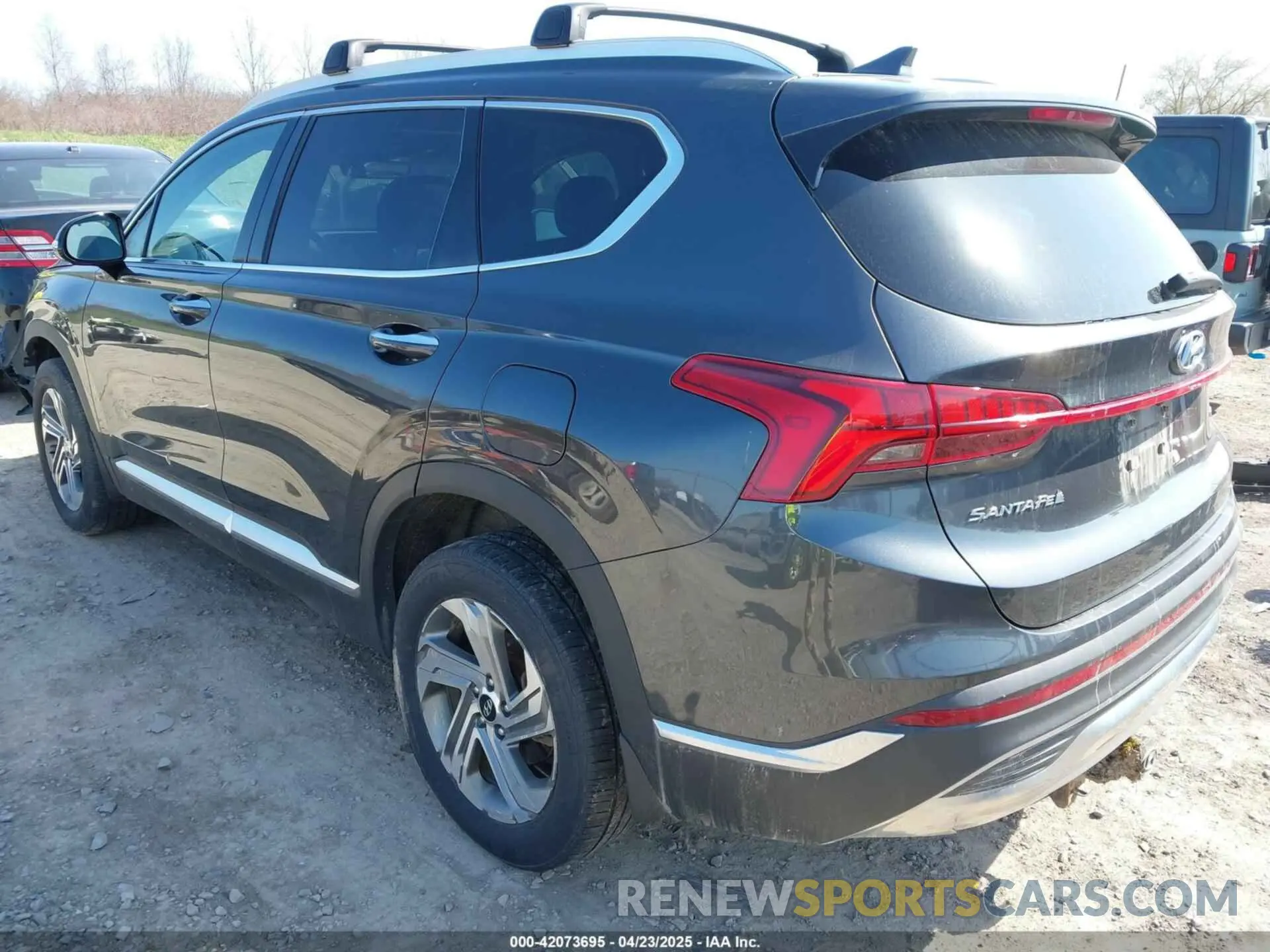 3 Photograph of a damaged car 5NMS3DAJ2NH444079 HYUNDAI SANTA FE 2022