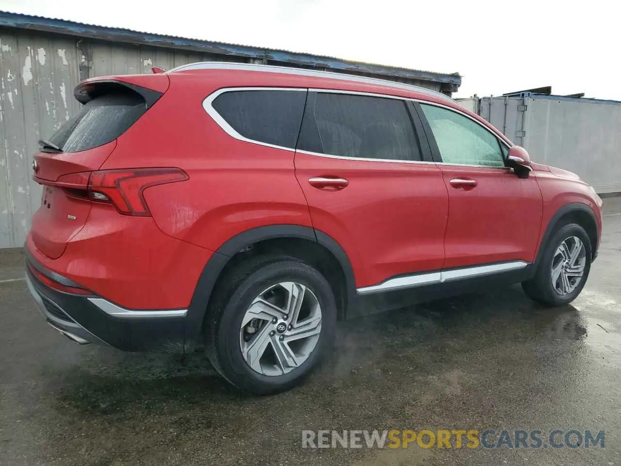 3 Photograph of a damaged car 5NMS3DAJ3NH426657 HYUNDAI SANTA FE 2022