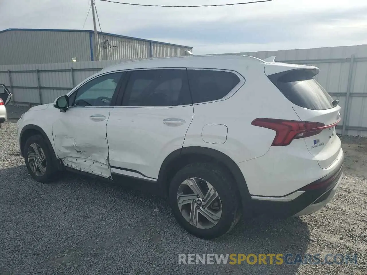 2 Photograph of a damaged car 5NMS3DAJ5NH456033 HYUNDAI SANTA FE 2022