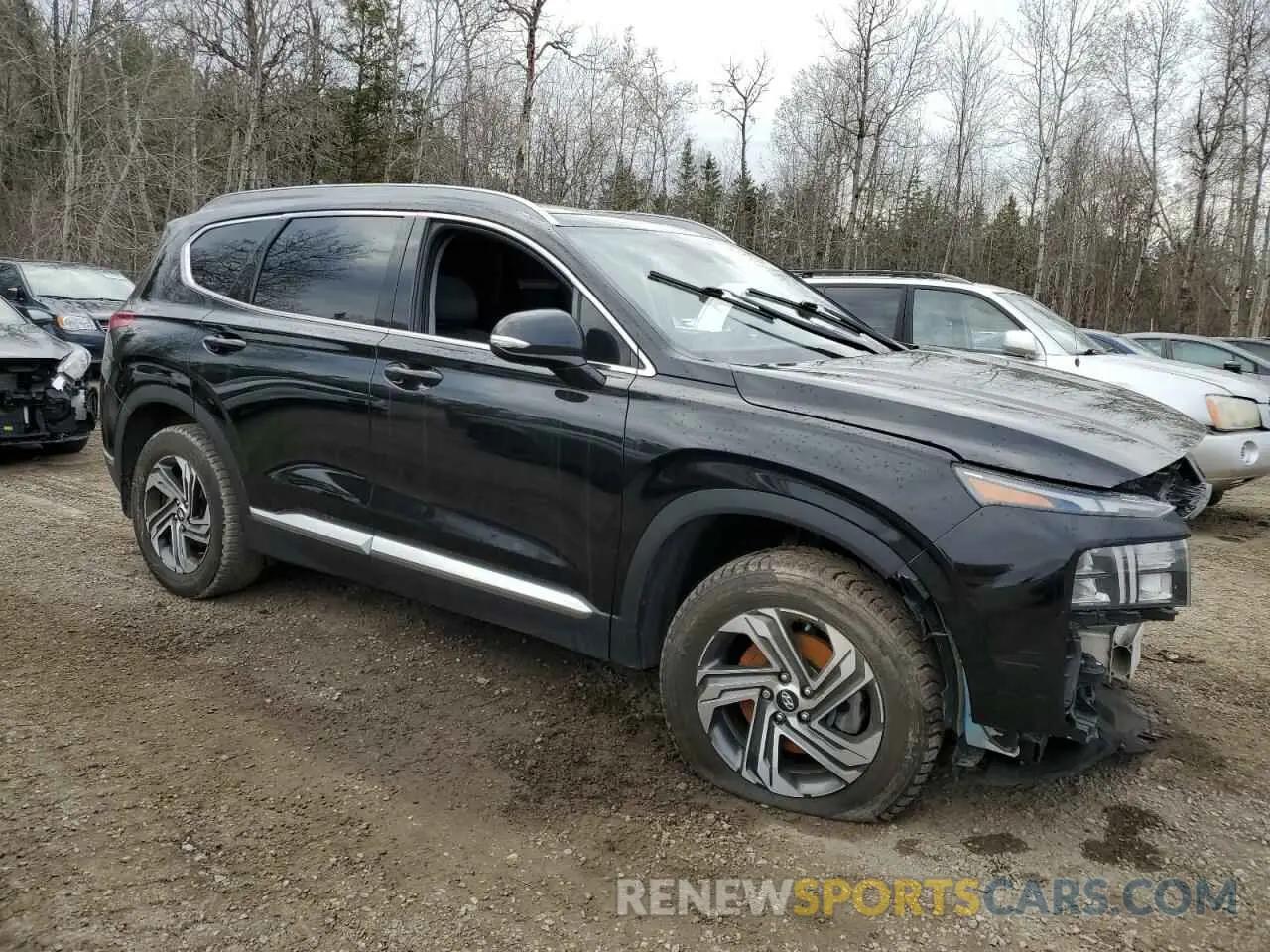 4 Фотография поврежденного автомобиля 5NMS3DAJ5NH463855 HYUNDAI SANTA FE 2022