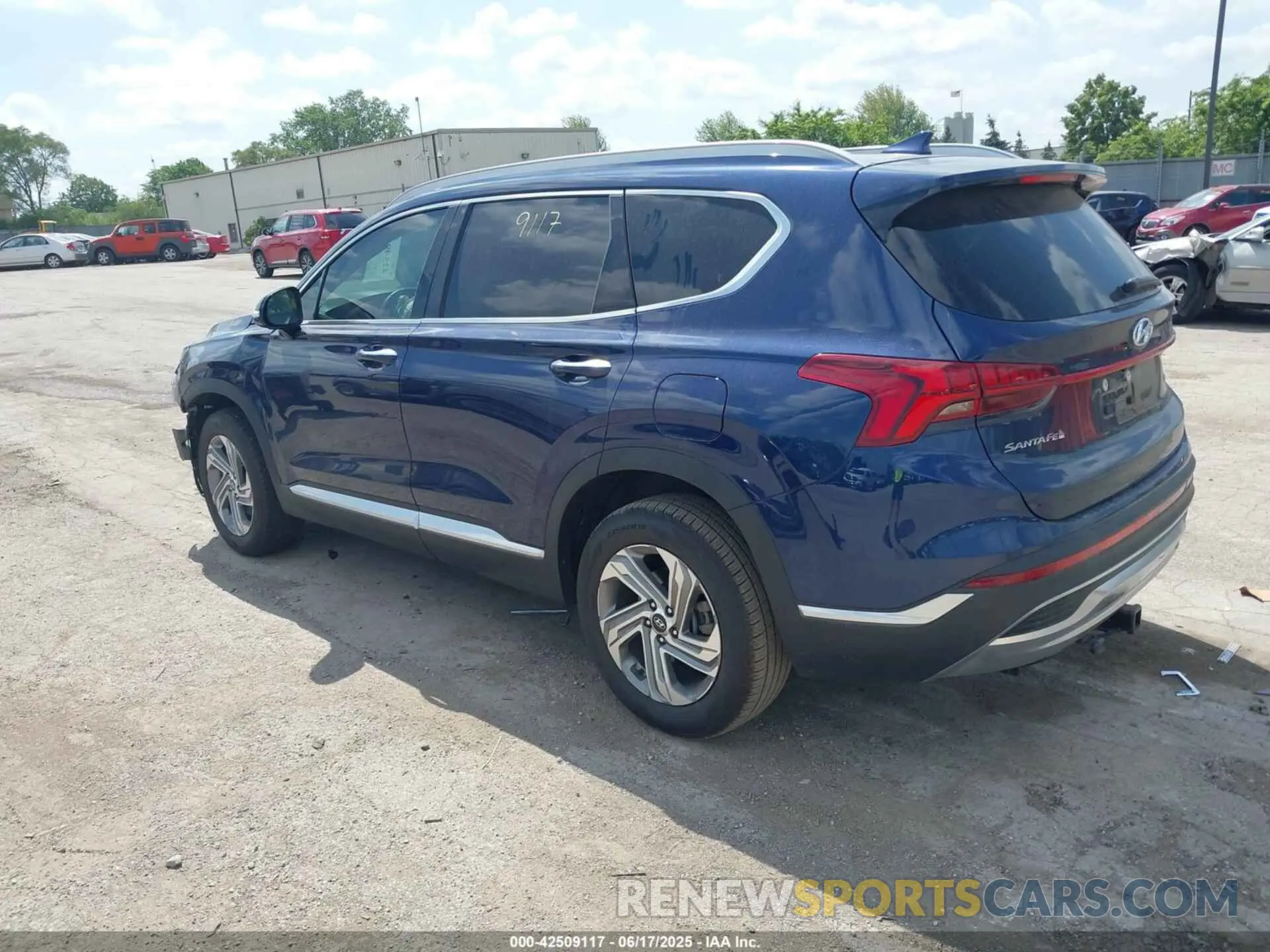 3 Фотография поврежденного автомобиля 5NMS3DAJ6NH403745 HYUNDAI SANTA FE 2022