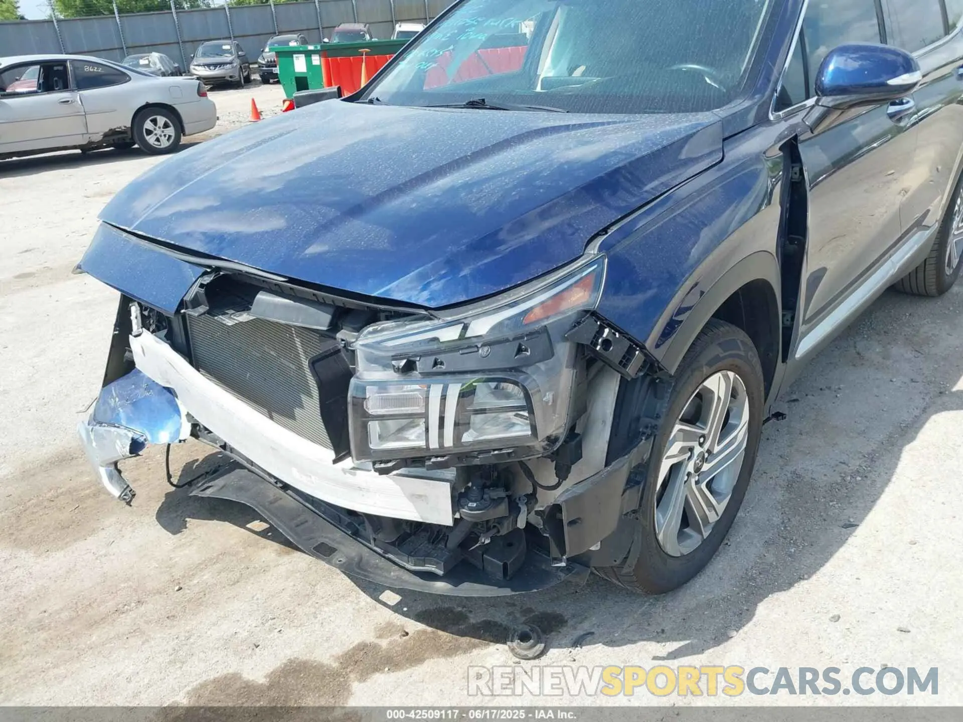 6 Фотография поврежденного автомобиля 5NMS3DAJ6NH403745 HYUNDAI SANTA FE 2022