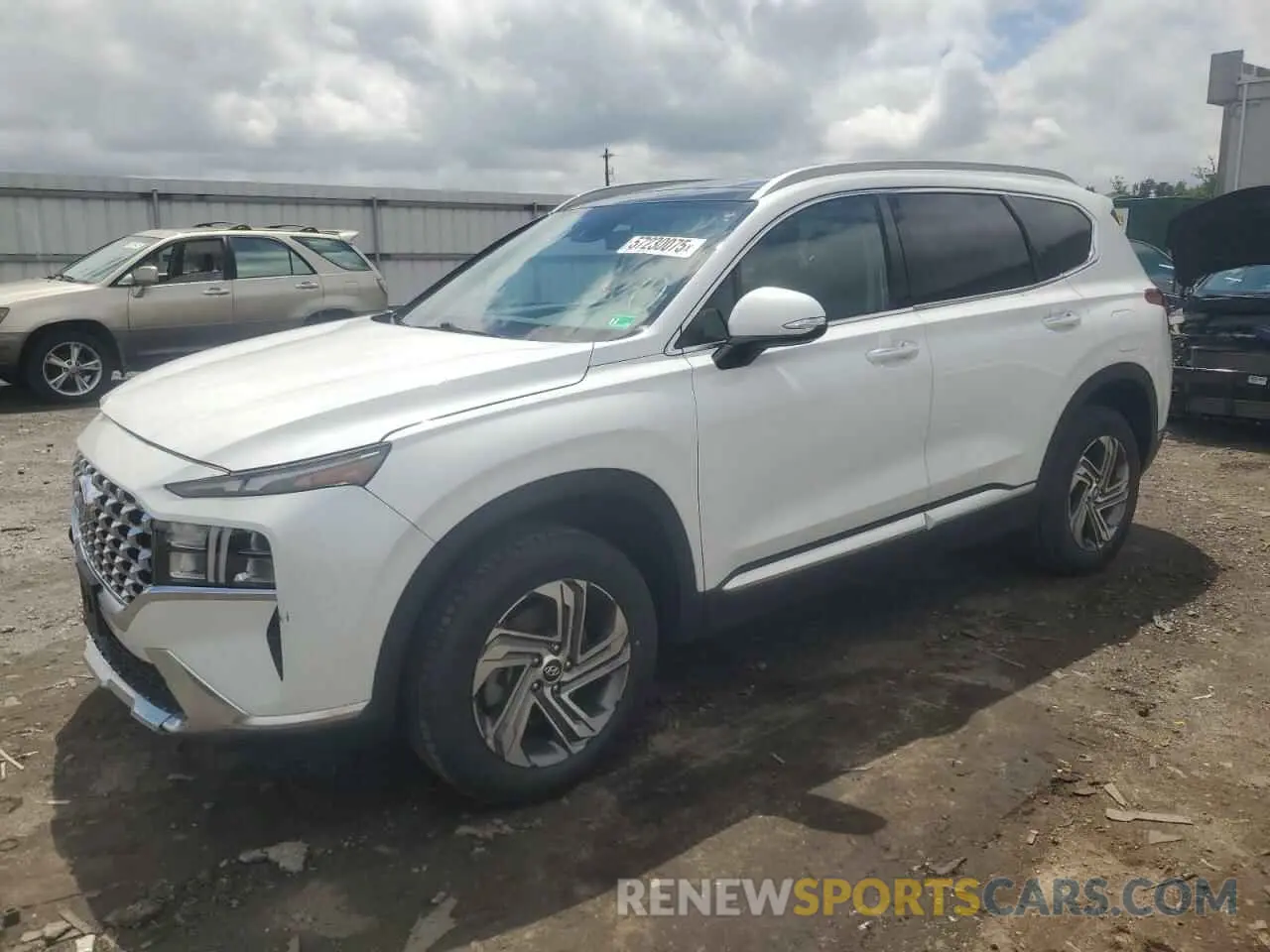 1 Photograph of a damaged car 5NMS3DAJ6NH406290 HYUNDAI SANTA FE 2022