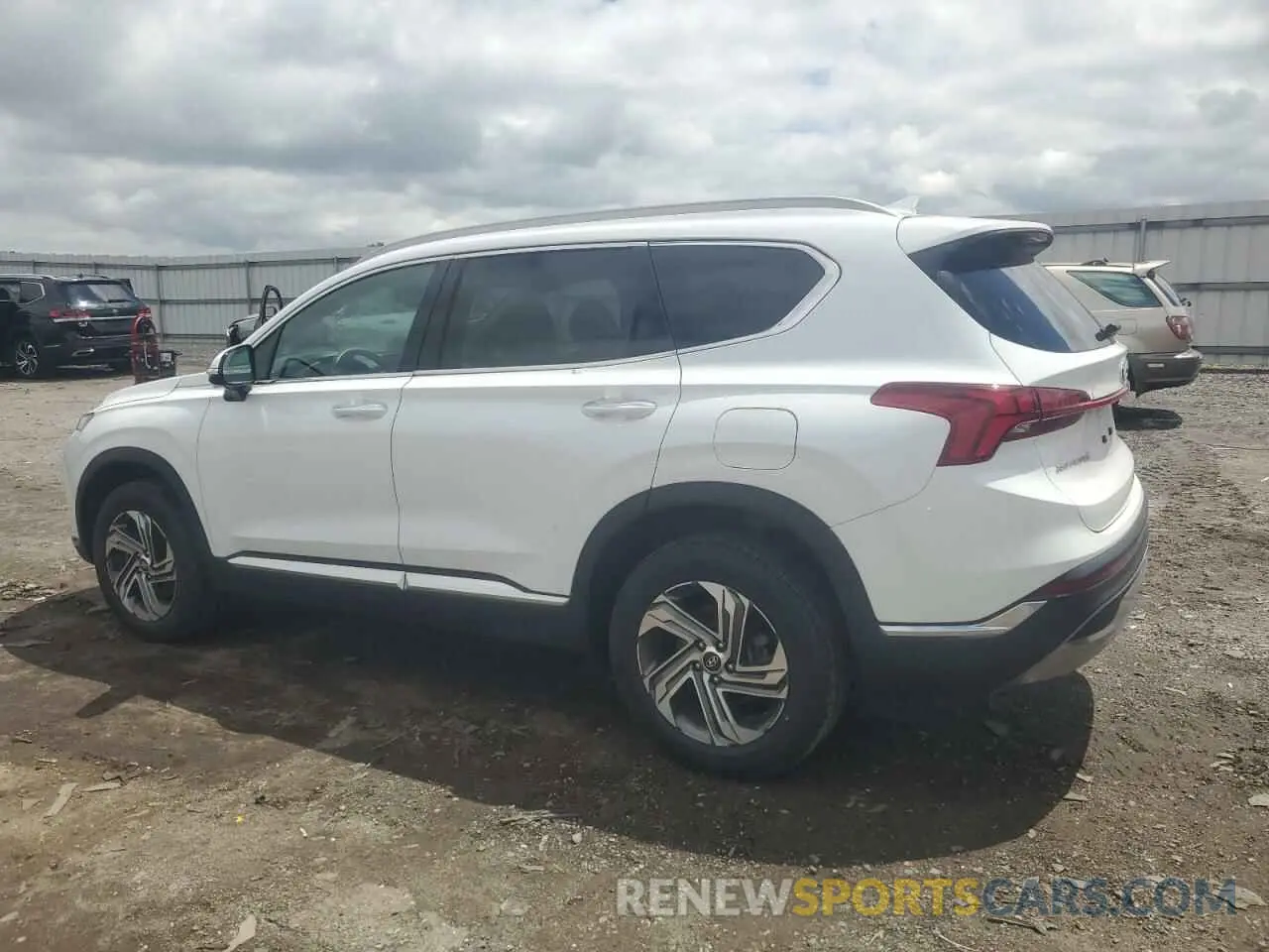 2 Photograph of a damaged car 5NMS3DAJ6NH406290 HYUNDAI SANTA FE 2022