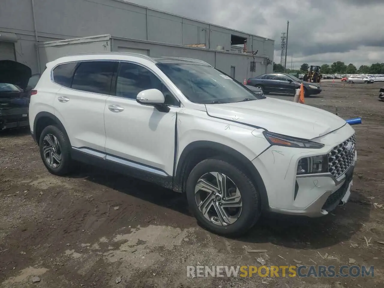 4 Photograph of a damaged car 5NMS3DAJ6NH406290 HYUNDAI SANTA FE 2022