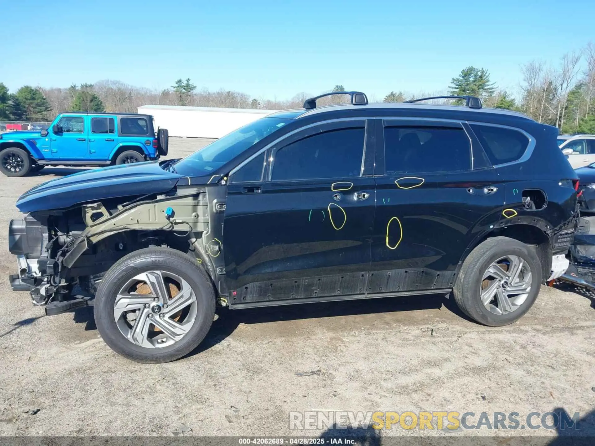 15 Photograph of a damaged car 5NMS3DAJ6NH442786 HYUNDAI SANTA FE 2022