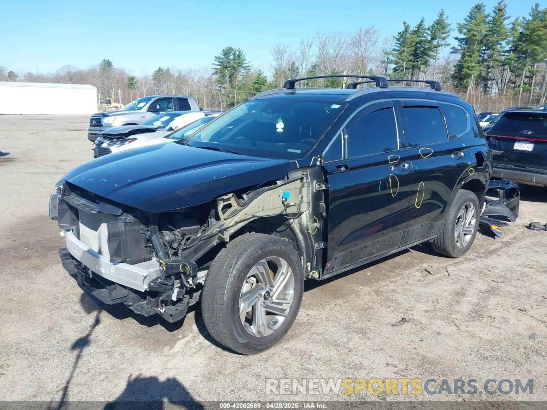6 Photograph of a damaged car 5NMS3DAJ6NH442786 HYUNDAI SANTA FE 2022