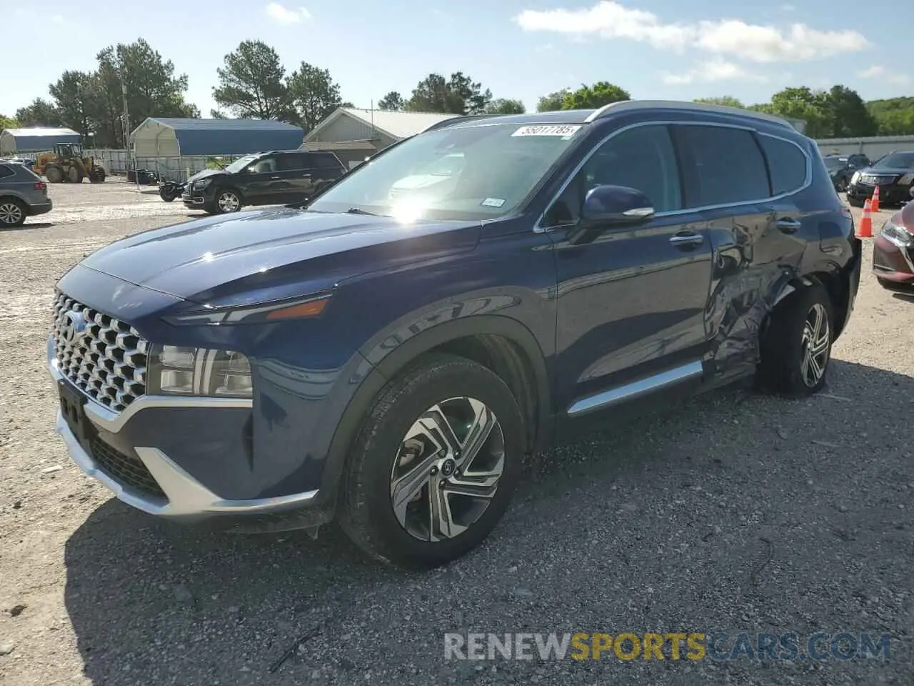 1 Photograph of a damaged car 5NMS3DAJ6NH468322 HYUNDAI SANTA FE 2022