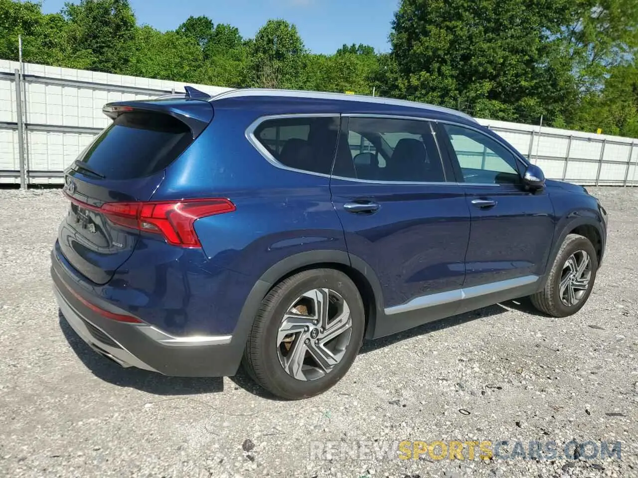 3 Photograph of a damaged car 5NMS3DAJ6NH468322 HYUNDAI SANTA FE 2022