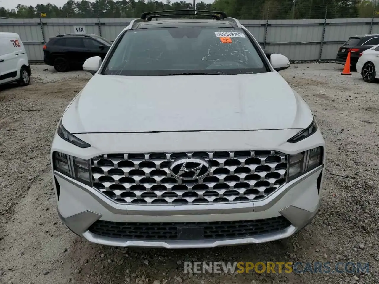 5 Фотография поврежденного автомобиля 5NMS3DAJ7NH460066 HYUNDAI SANTA FE 2022