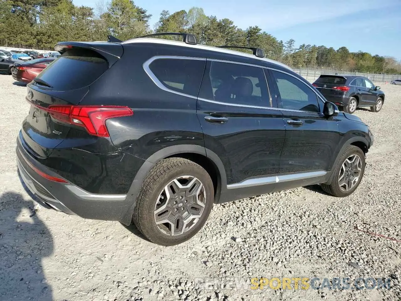 3 Photograph of a damaged car 5NMS44AL5NH453695 HYUNDAI SANTA FE 2022