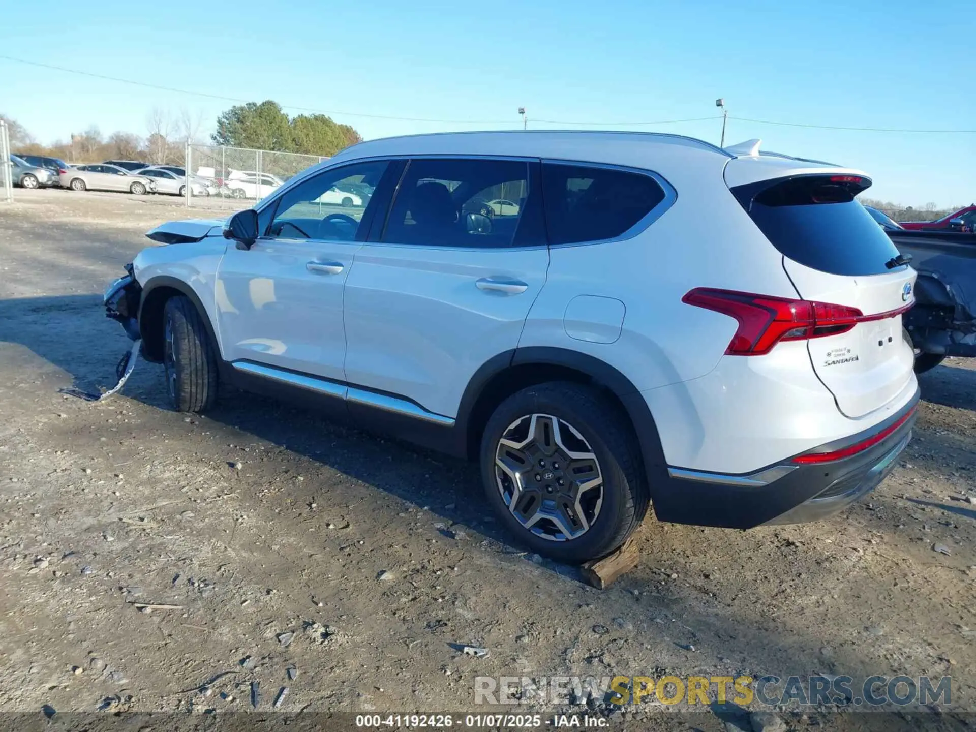 3 Фотография поврежденного автомобиля 5NMS44AL6NH478637 HYUNDAI SANTA FE 2022