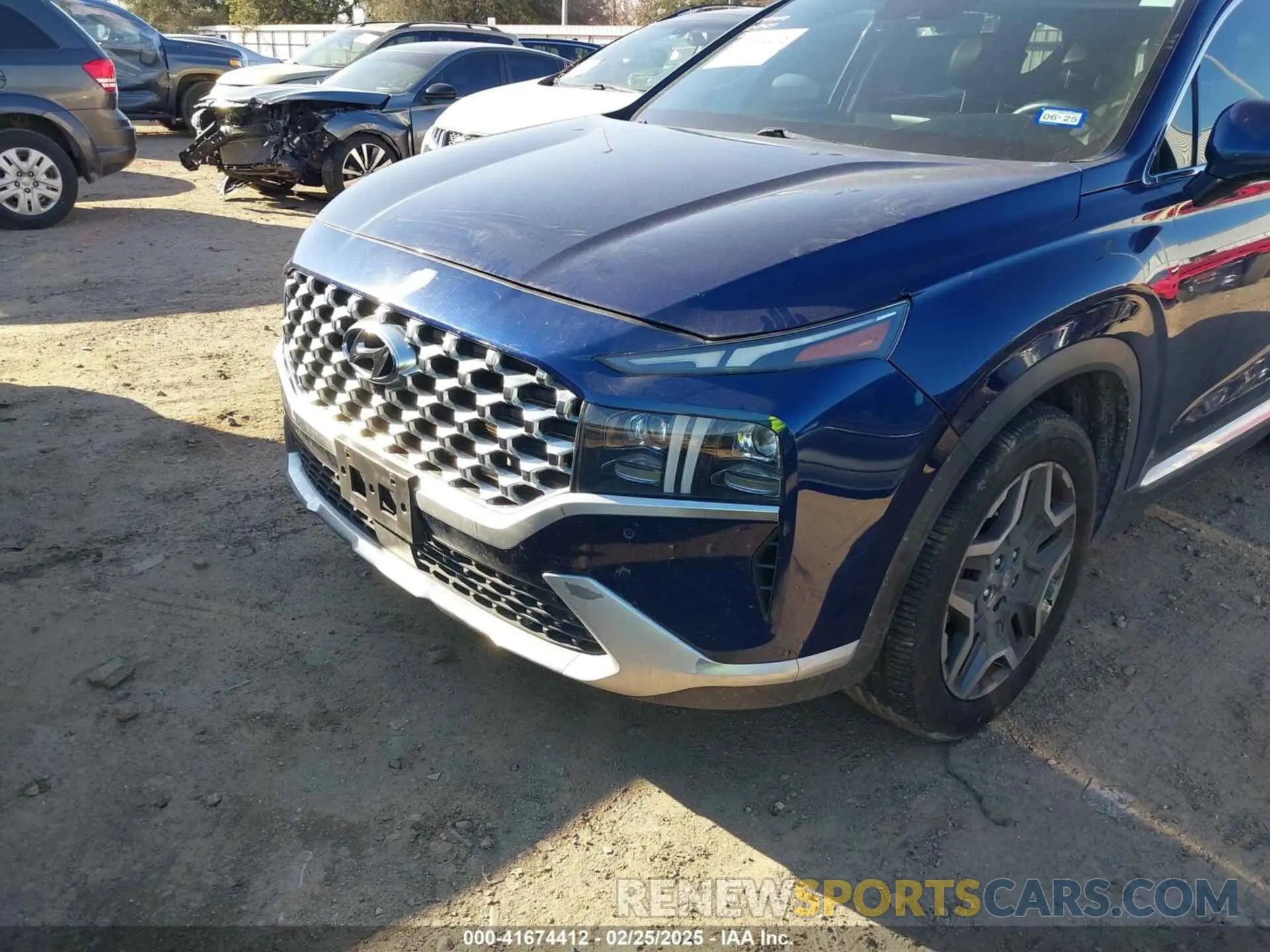 6 Фотография поврежденного автомобиля 5NMS44ALXNH417596 HYUNDAI SANTA FE 2022