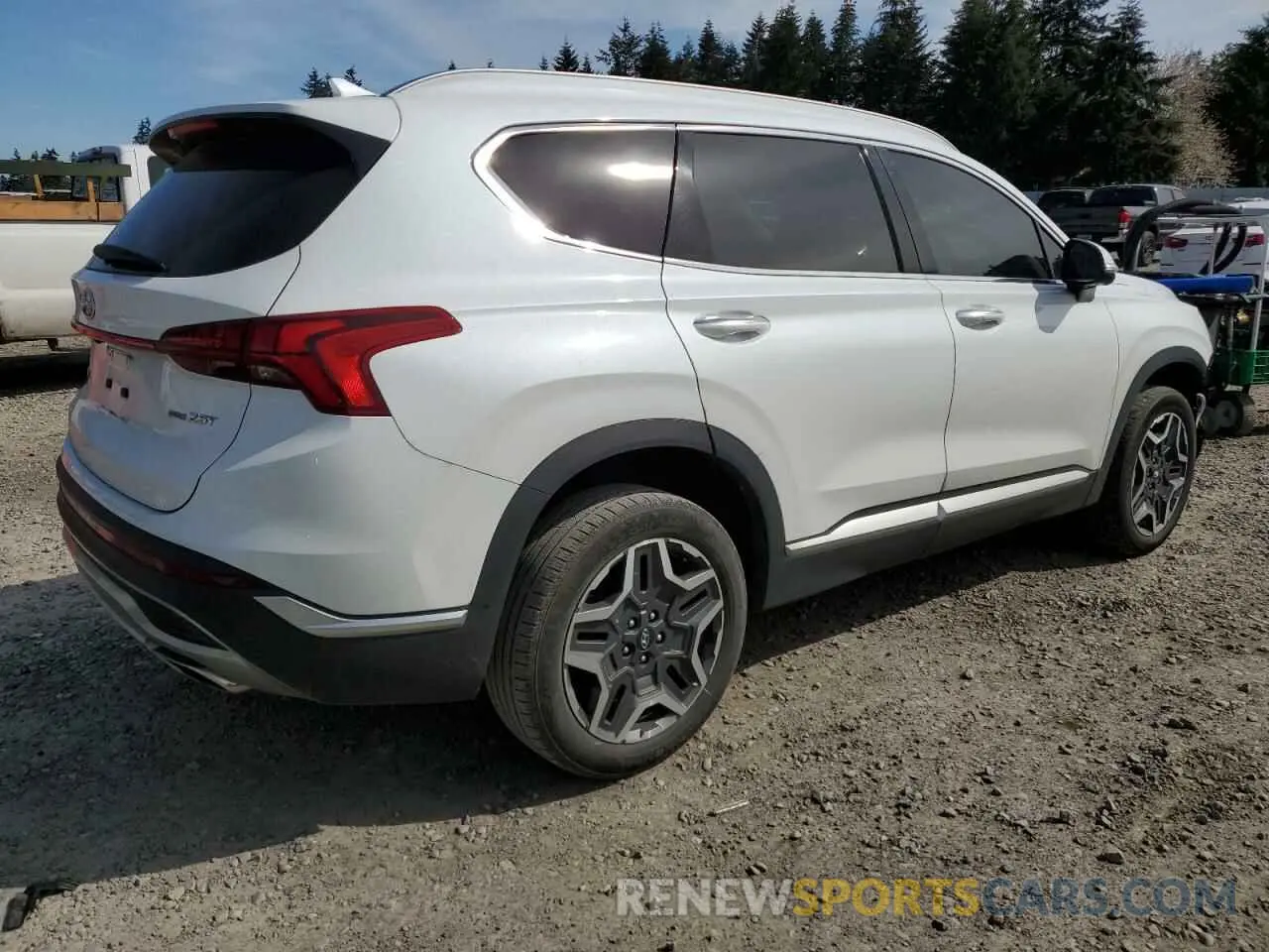 3 Photograph of a damaged car 5NMS4DAL4NH381677 HYUNDAI SANTA FE 2022
