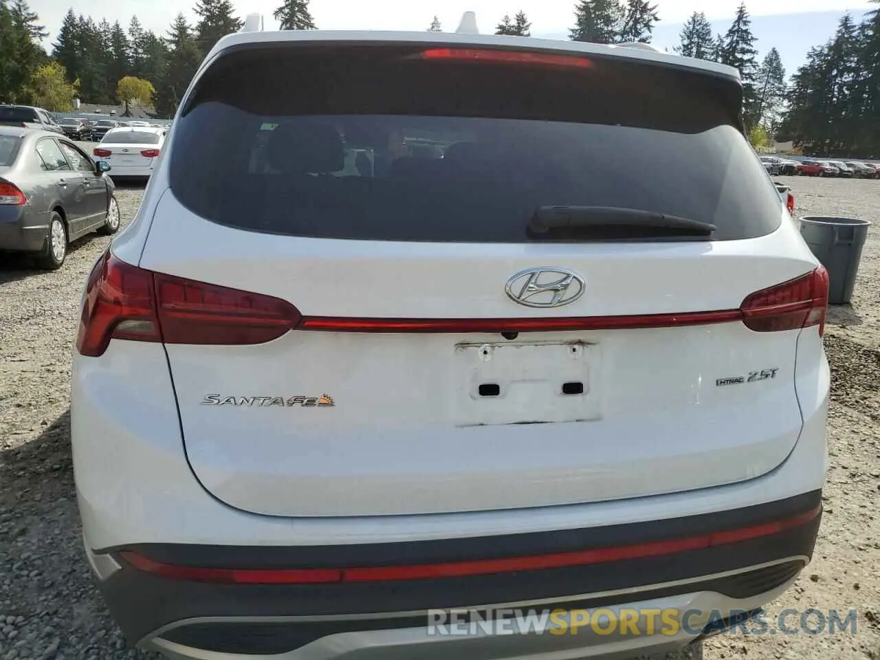 6 Photograph of a damaged car 5NMS4DAL4NH381677 HYUNDAI SANTA FE 2022