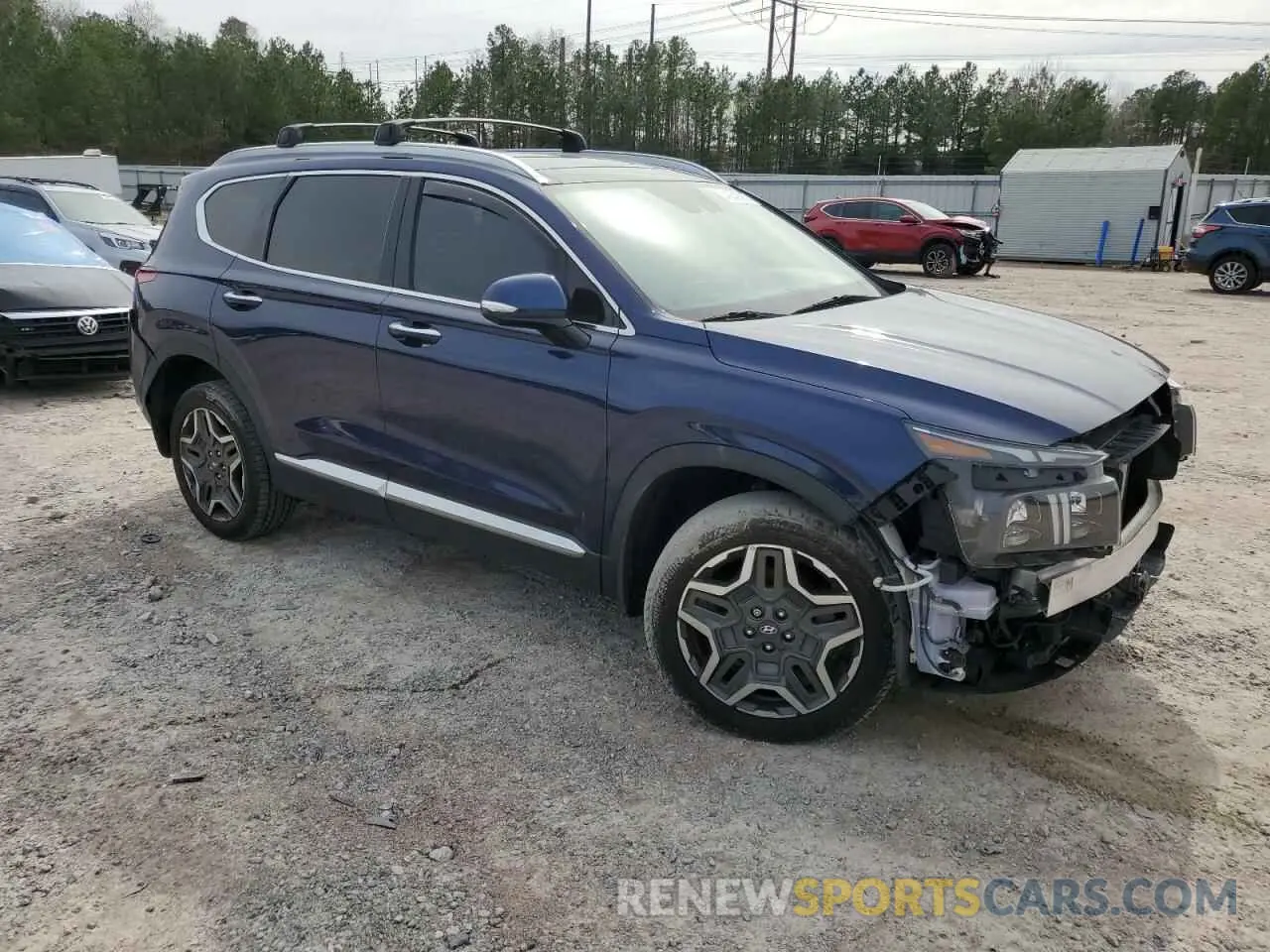 4 Photograph of a damaged car 5NMS4DAL8NH403826 HYUNDAI SANTA FE 2022