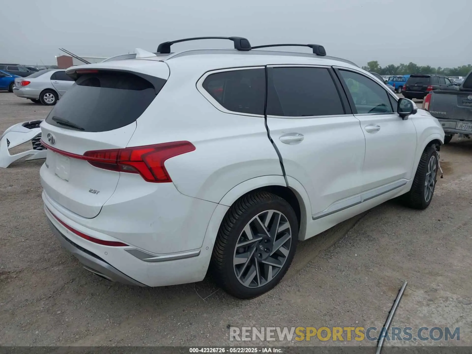 4 Фотография поврежденного автомобиля 5NMS54AL6NH471037 HYUNDAI SANTA FE 2022