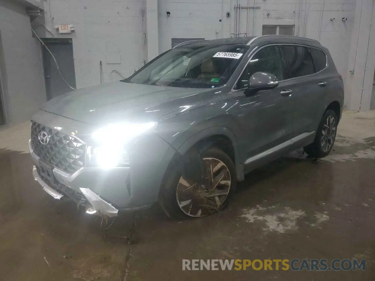 1 Photograph of a damaged car 5NMS5DAL4NH394233 HYUNDAI SANTA FE 2022