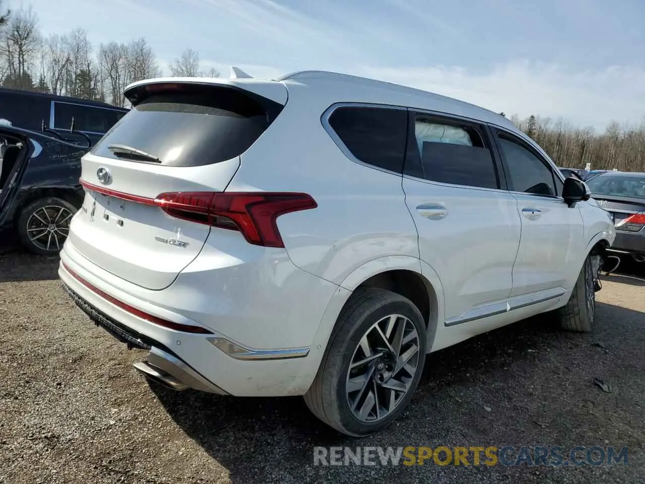 3 Фотография поврежденного автомобиля 5NMS5DALXNH477293 HYUNDAI SANTA FE 2022