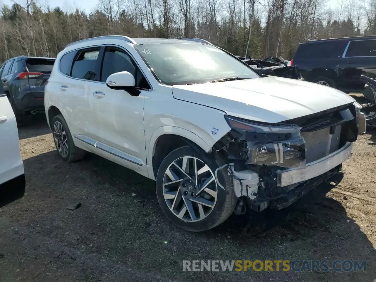 4 Фотография поврежденного автомобиля 5NMS5DALXNH477293 HYUNDAI SANTA FE 2022