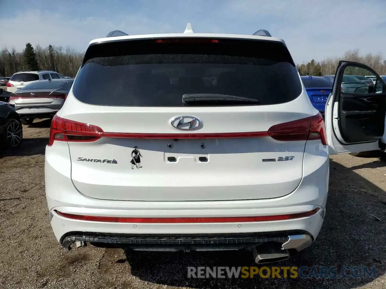 6 Фотография поврежденного автомобиля 5NMS5DALXNH477293 HYUNDAI SANTA FE 2022