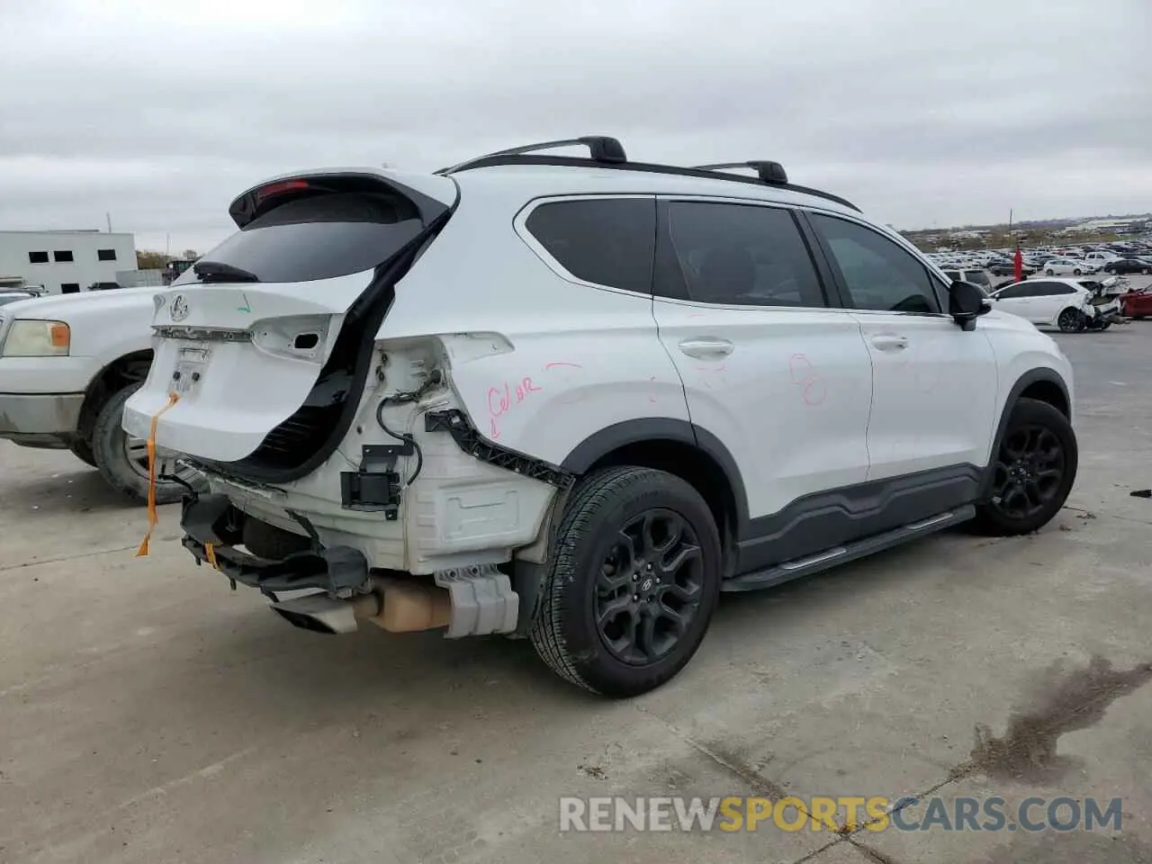 3 Фотография поврежденного автомобиля 5NMS64AJ2NH382917 HYUNDAI SANTA FE 2022