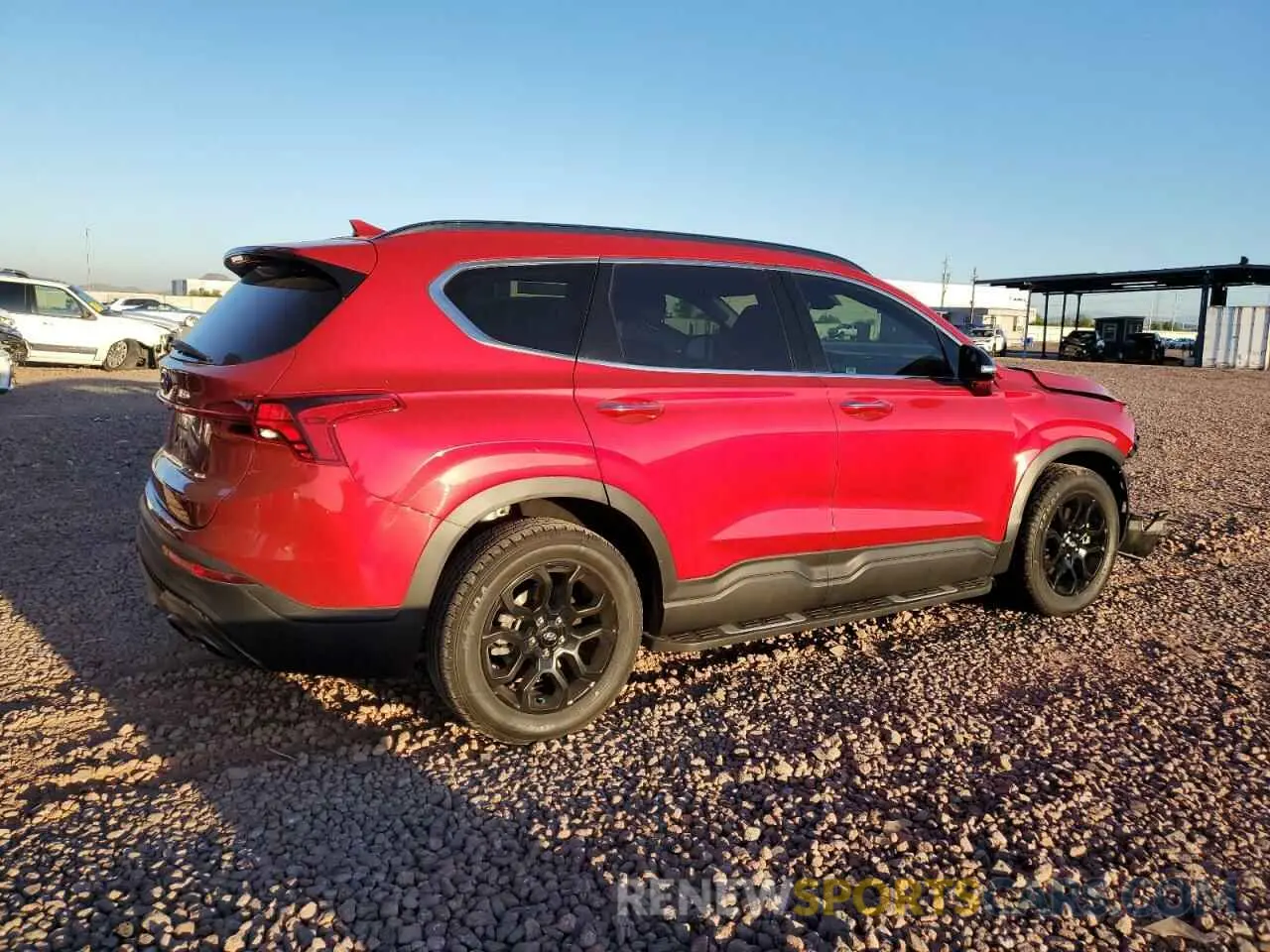 3 Photograph of a damaged car 5NMS64AJ3NH383011 HYUNDAI SANTA FE 2022