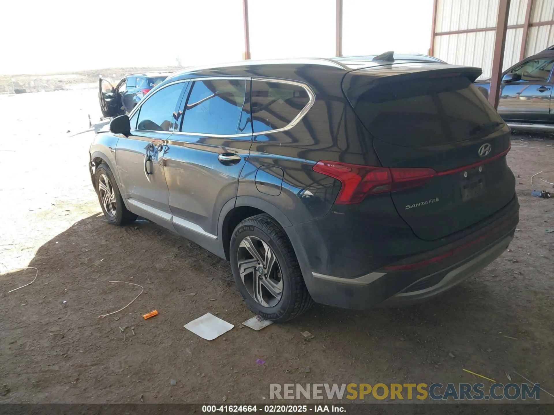 3 Фотография поврежденного автомобиля 5NMS64AJ4NH392395 HYUNDAI SANTA FE 2022