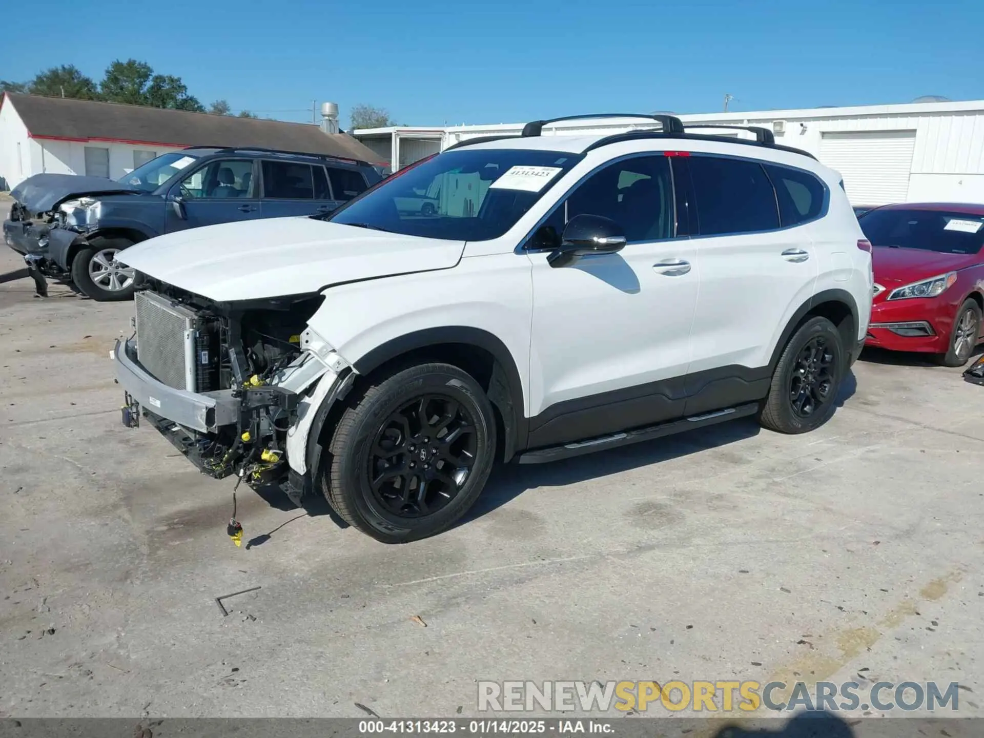 2 Photograph of a damaged car 5NMS64AJ5NH477052 HYUNDAI SANTA FE 2022