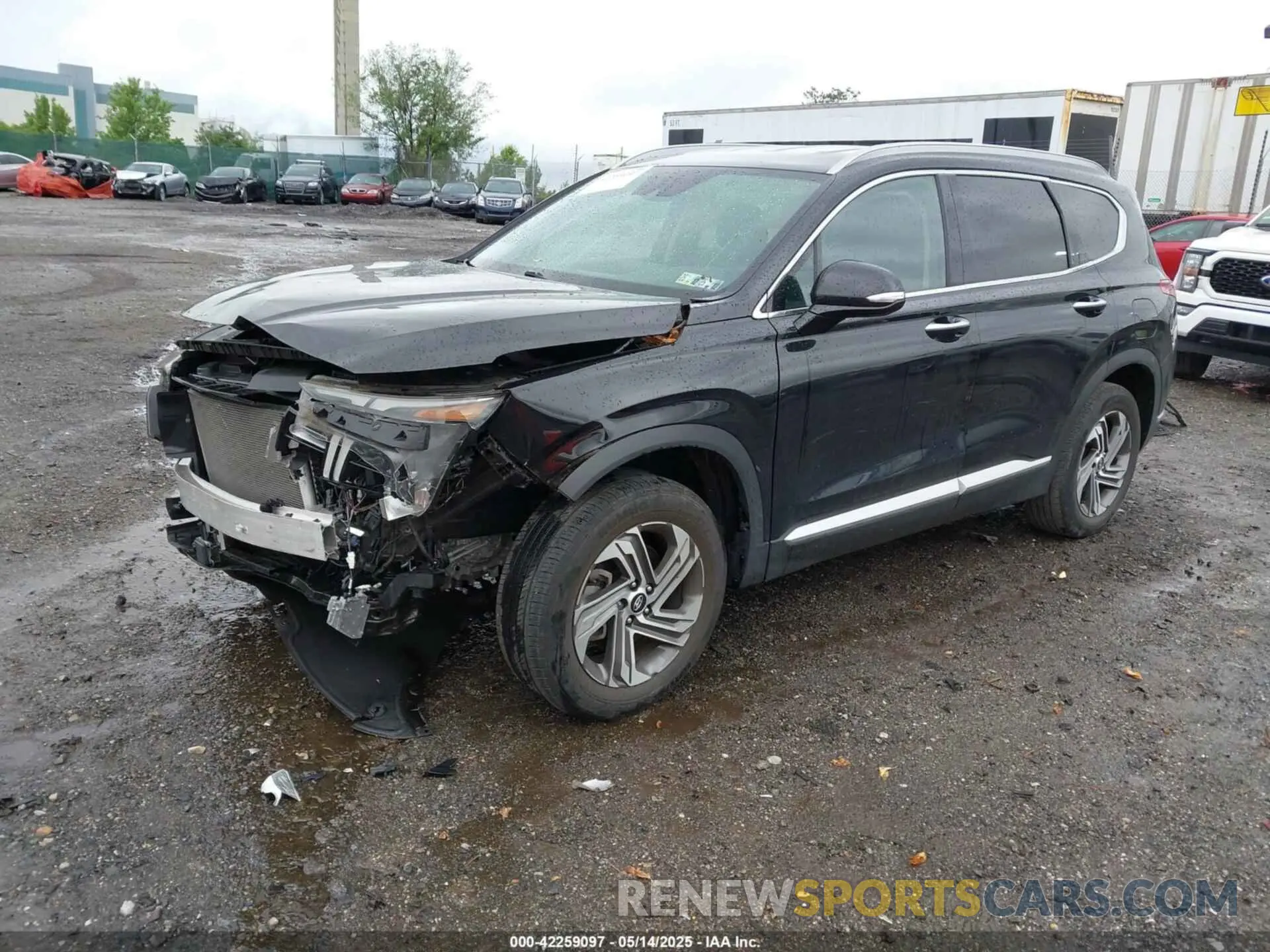 2 Photograph of a damaged car 5NMS64AJ7NH390060 HYUNDAI SANTA FE 2022