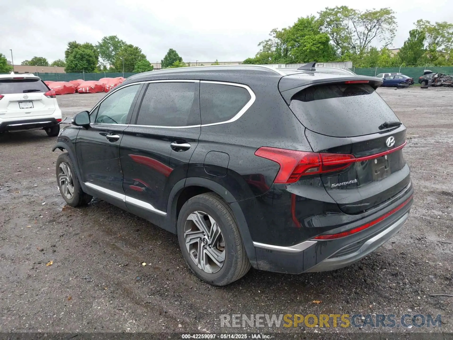 3 Photograph of a damaged car 5NMS64AJ7NH390060 HYUNDAI SANTA FE 2022
