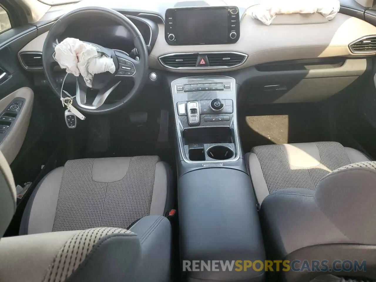 8 Фотография поврежденного автомобиля 5NMS64AJ9NH375351 HYUNDAI SANTA FE 2022