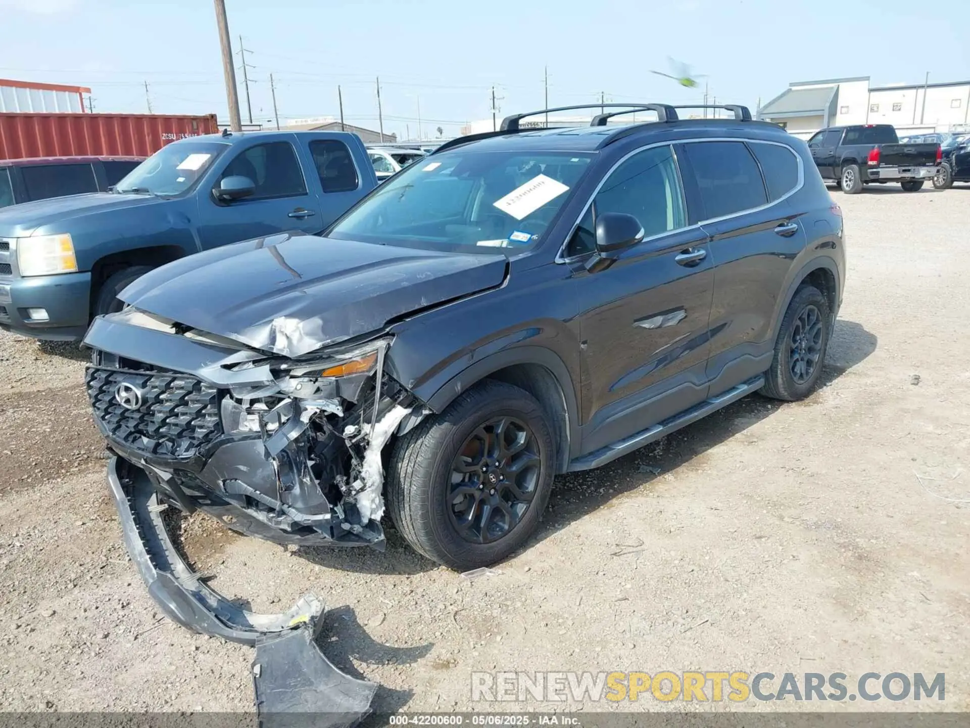 2 Photograph of a damaged car 5NMS64AJ9NH392666 HYUNDAI SANTA FE 2022