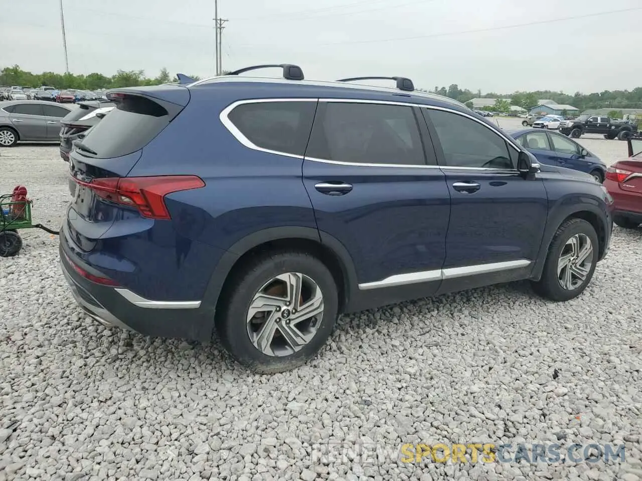 3 Photograph of a damaged car 5NMS64AJXNH375472 HYUNDAI SANTA FE 2022