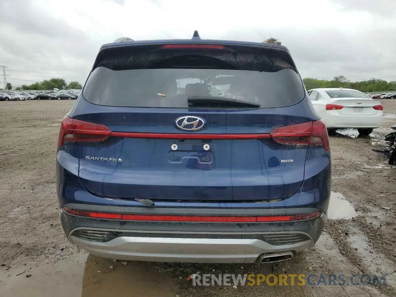 6 Photograph of a damaged car 5NMS6DAJ1NH404650 HYUNDAI SANTA FE 2022