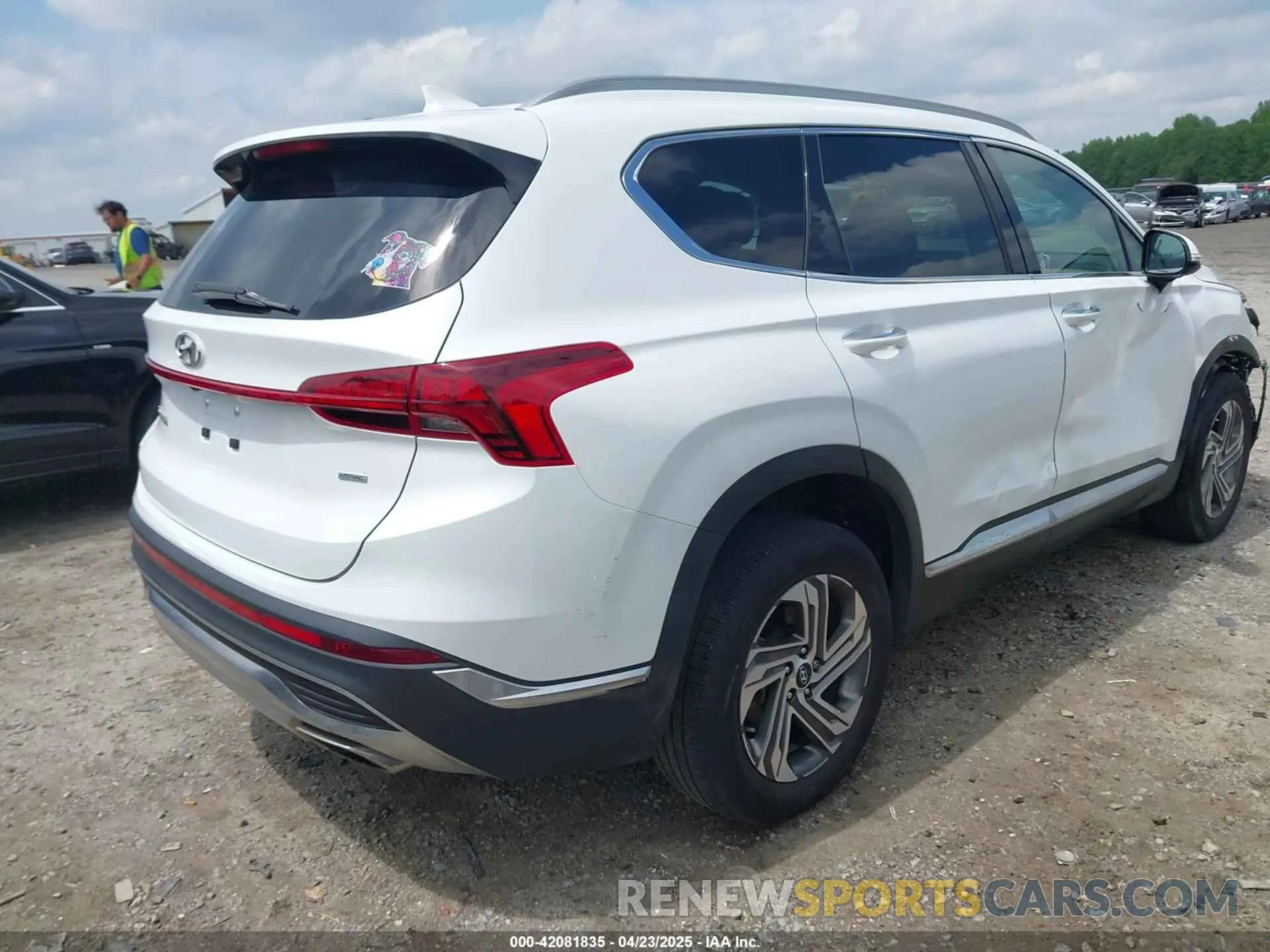 4 Фотография поврежденного автомобиля 5NMS6DAJ4NH421815 HYUNDAI SANTA FE 2022