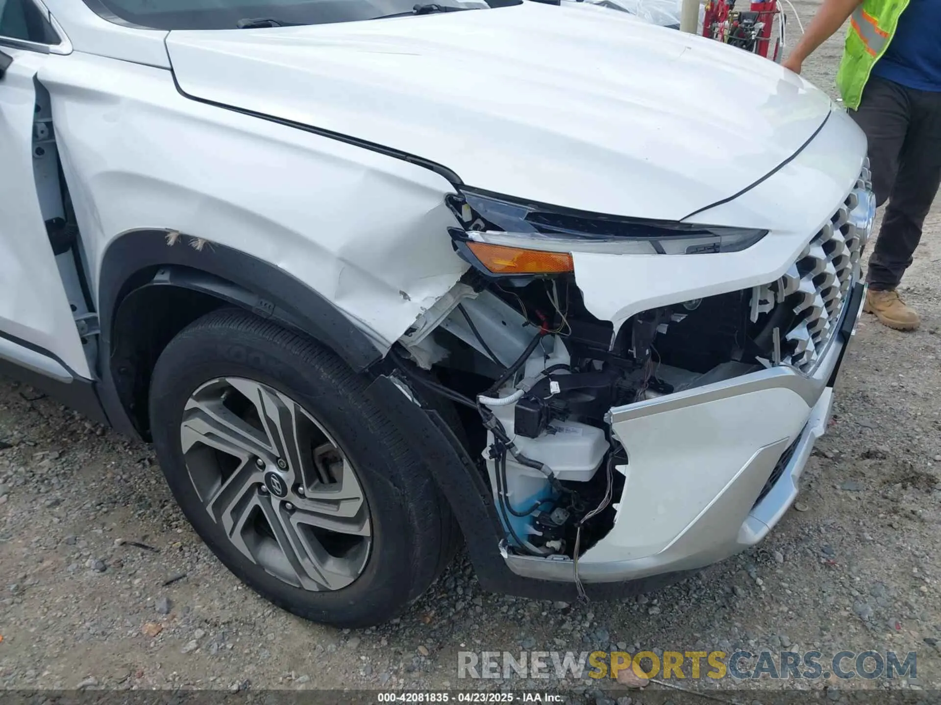 6 Фотография поврежденного автомобиля 5NMS6DAJ4NH421815 HYUNDAI SANTA FE 2022