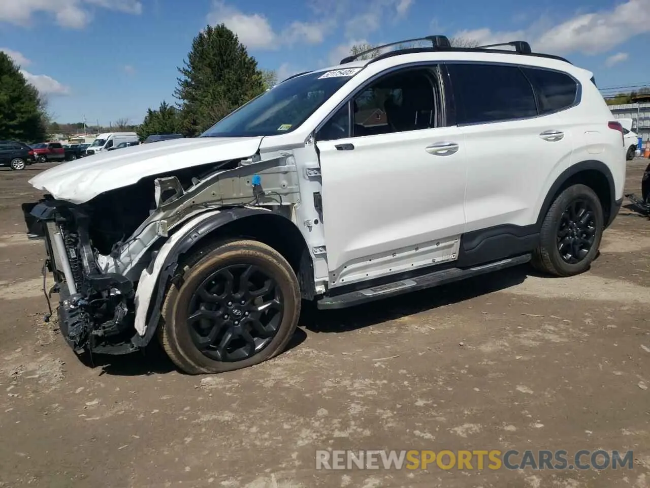 1 Photograph of a damaged car 5NMS6DAJ5NH439885 HYUNDAI SANTA FE 2022