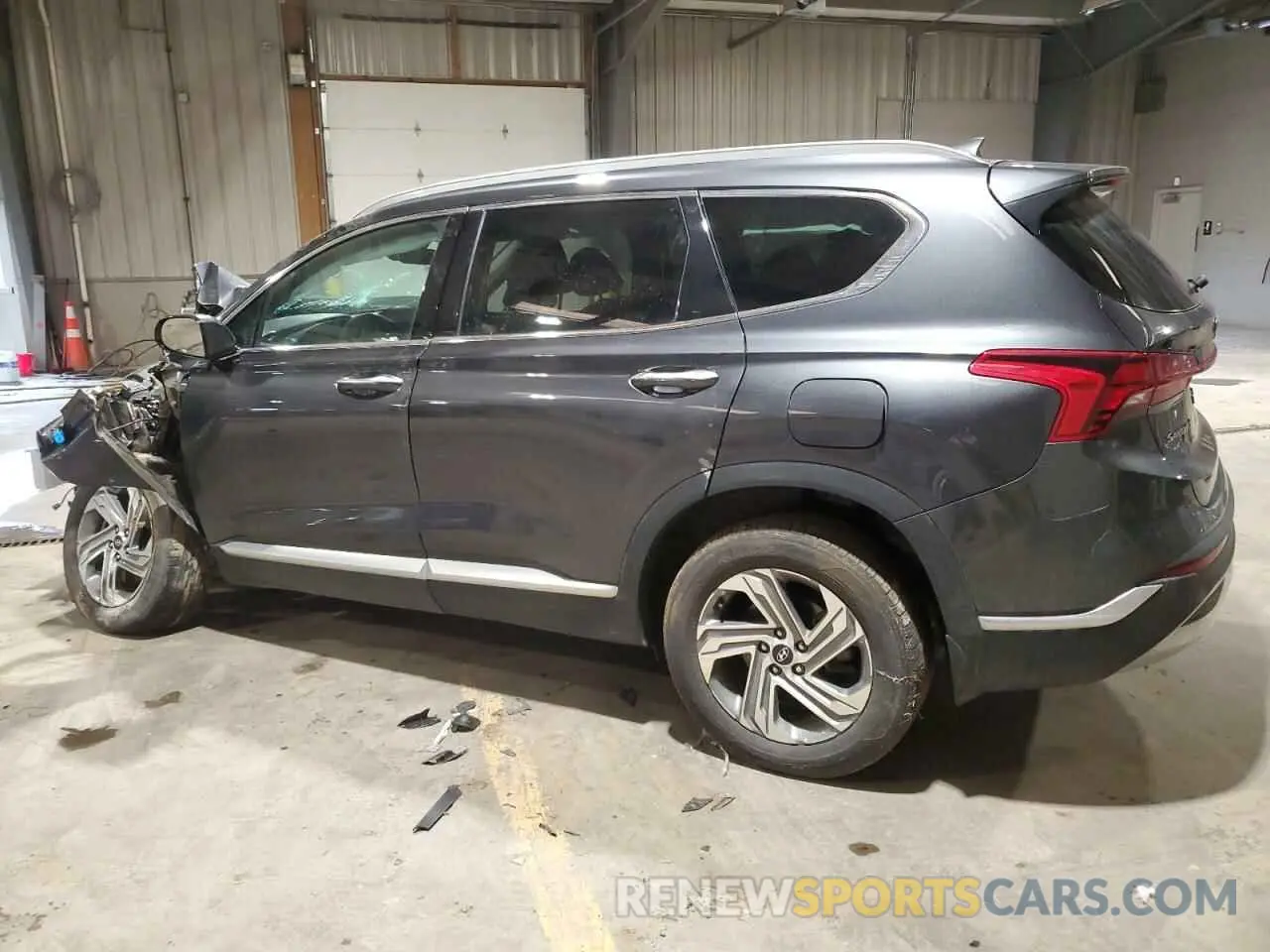 2 Photograph of a damaged car 5NMS6DAJ7NH404992 HYUNDAI SANTA FE 2022